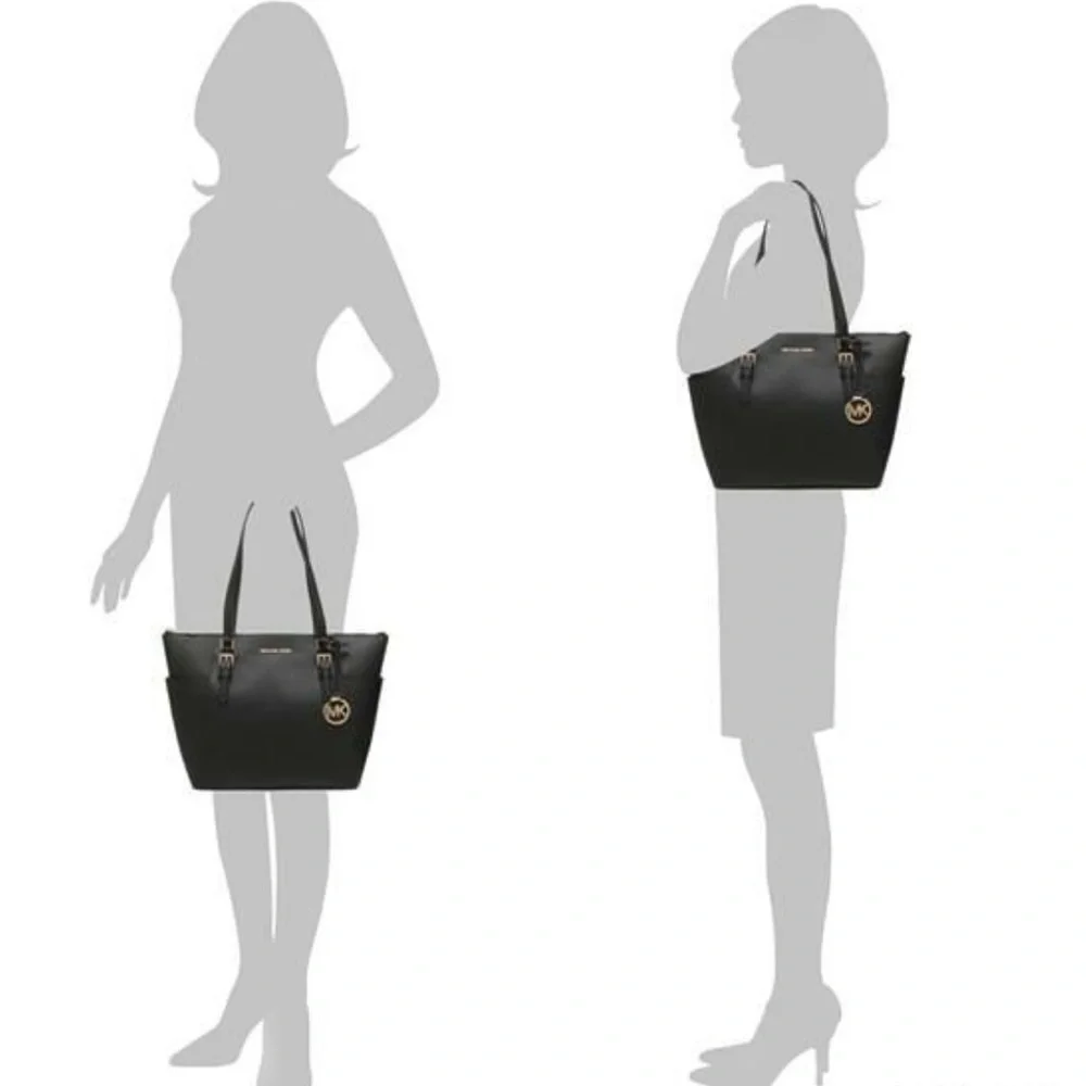 MICHAEL KORS Charlotte Large Leather Top-Zip Tote